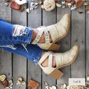 Fashionably cool straps booties!